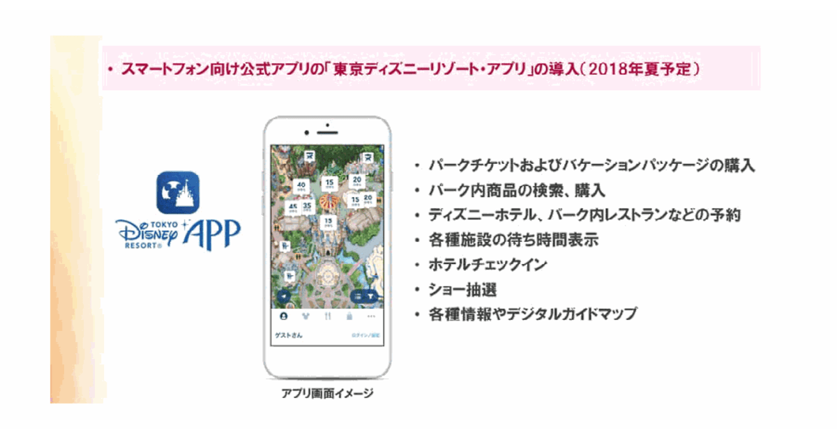 ディズニーリゾート来場者向けのスマホecサービス パーク体験を充実する新アプリとは ネットショップ担当者フォーラム