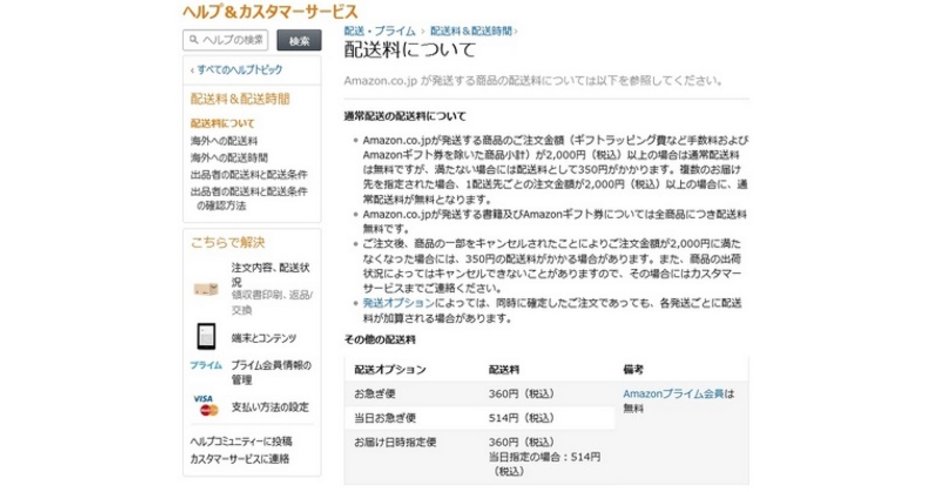 Amazonが全品送料無料を終了、2000円未満は送料350円 | ネットショップ担当者フォーラム