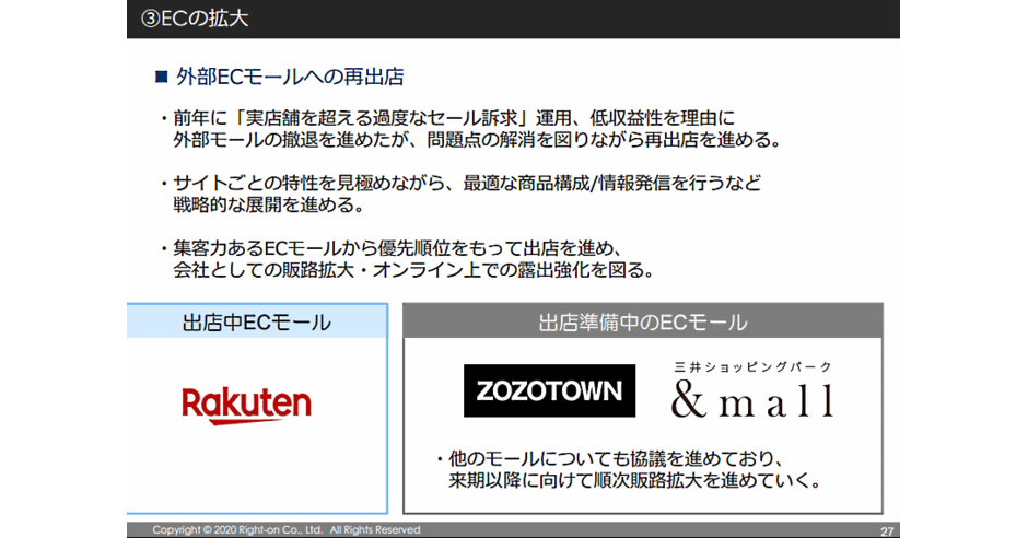 Ec強化のライトオンが Zozotown に再出店 三井ショッピングパークの Mall にも出店へ ネットショップ担当者フォーラム