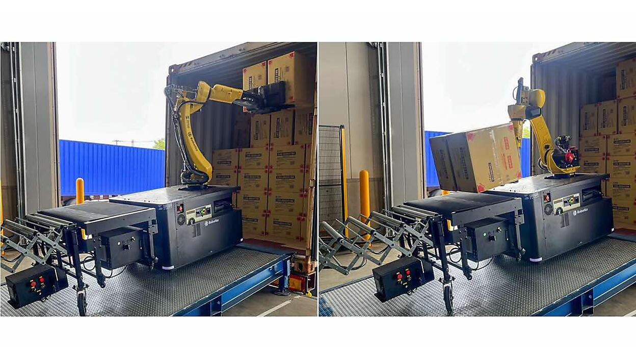 SGホールディングスグループとサンワサプライが、AI搭載の荷降ろし