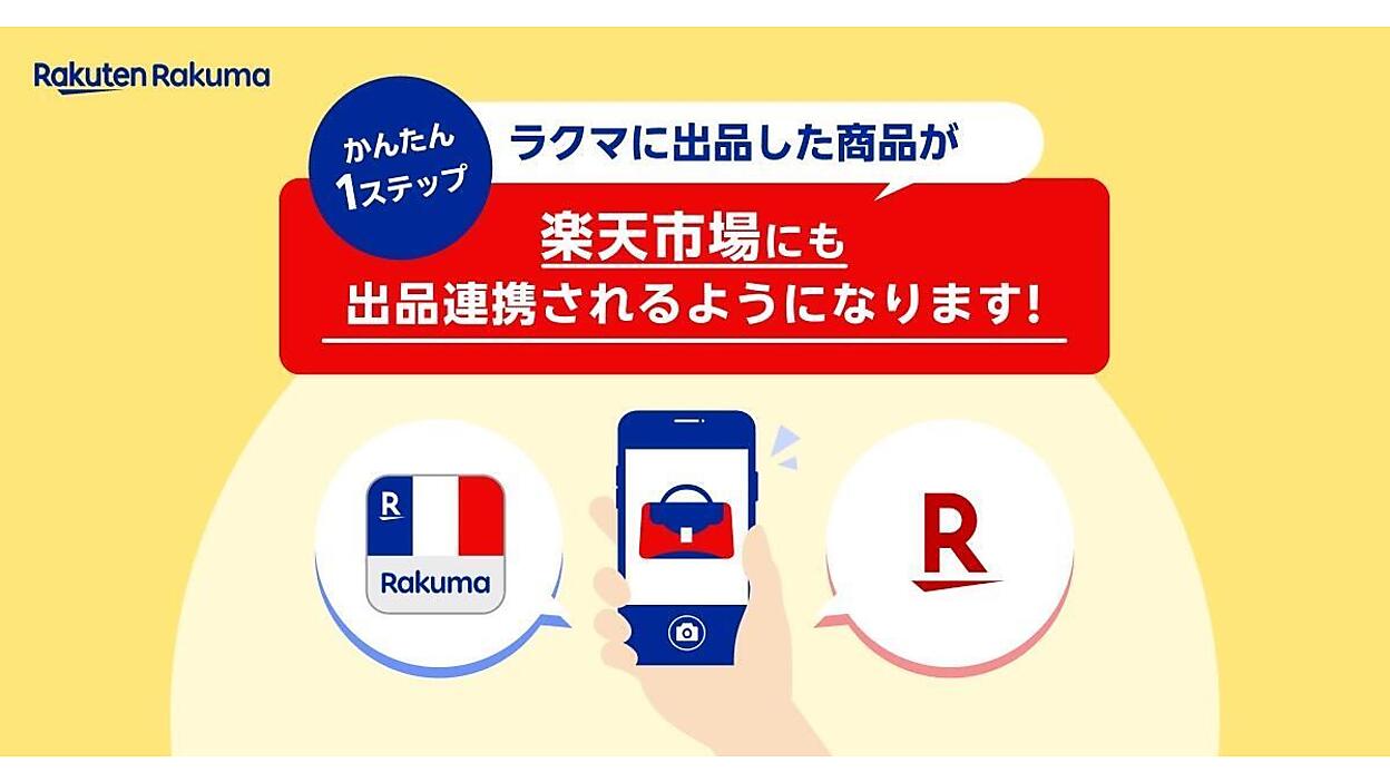 楽天、「ラクマ」と出品連携する公式リユース店を「楽天市場」に出店 