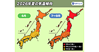 2026年夏は全国的に暑い夏、ダブル高気圧で酷暑に注意。Google検索数＋気象データの傾向の分析から見える季節商品が注目される時期