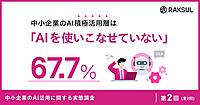 中小企業のAI活用、「業務フロー全体が変わった」は1.9%、「AIを使いこなせていない」は67%