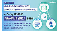 514兆円の国内BtoB-EC市場、次の焦点は複雑商流のデジタル化。EC事業者・販売店/取次店・得意先の三社間取引に対応する「BtoBtoB機能」をecbeingが実装