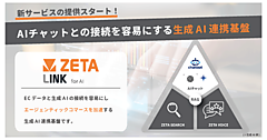 ZETAが、生成AIとの連携基盤製品「ZETA LINK for AI」を提供開始