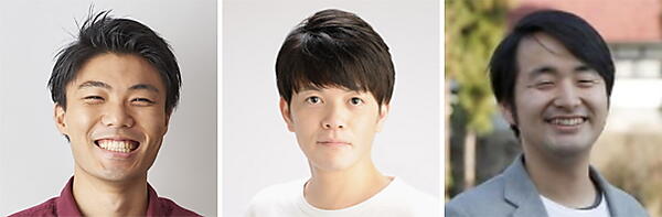 Shopify Japan株式会社 コミュニティー＆パートナーマーケティング 石田 浩平 氏、ミウラタクヤ商店 Shopify教育パートナー 三浦 卓也 氏、フラッグシップ株式会社 Shopify教育パートナー 塩澤 耕平 氏