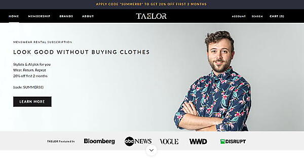 Taelor社が運営するECサイト