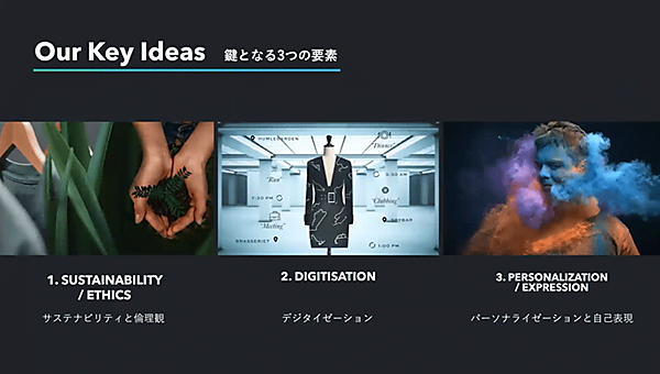 ZOZONEXT DX アパレル ファッションEC 3つのテーマを盛り込んだコンセプトムービー
