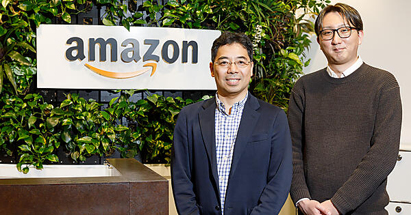 ナラカミーチェジャパンの末吉聖人氏（執行役員CSO販売本部本部長）とアマゾンジャパンの井野川拓也氏（Amazon Pay事業部 カントリーマネージャー）による対談