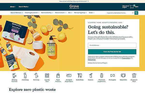 「グローブ・コラボラティブ」トップページ（画像は編集部がサイトからキャプチャ）