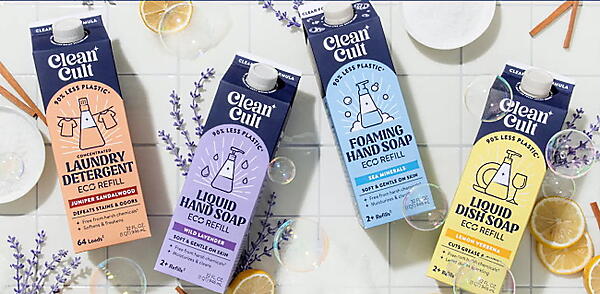 クリーンカルトの商品はプラスチックを使用せずに梱包・出荷する