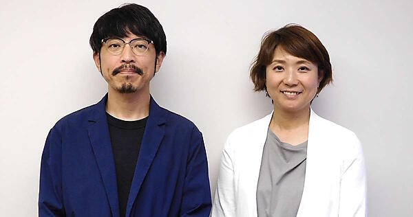 第1事業本部本部長の大久保恵子執行役員（右）と第2事業本部本部長の鈴木聡執行役員