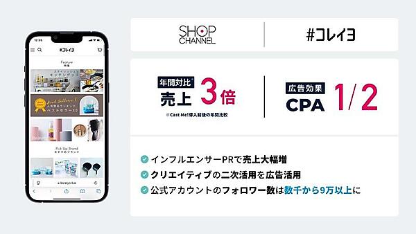 PLAN-B インフルエンサーマーケティング インフルエンサーグロースの成功事例 ジュピターショップチャンネル