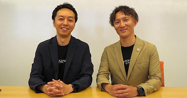 スマートニュース Ads Product 広告プロダクト GTM 責任者 部長 甲賀 雄介 氏（左）、広告代理店第二事業部 事業本部長 今治和也 氏