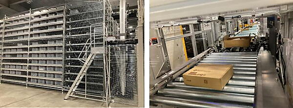 ビックカメラグループの物流拠点である船橋センターでは自動化を推進