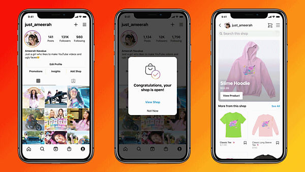 Instagramはクリエイターが収益を上げるための手段を拡充 クリエイターもショップ機能を利用