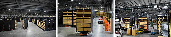 アダストリア・ロジスティクスの茨城西物流センターを刷新 120台のAGV（自動搬送ロボット）が稼働するGTPエリア