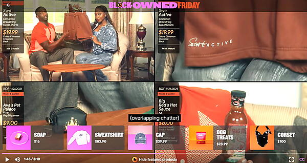 アフリカ系企業オーナー向けプロモーション Black-owned Friday ショッパブルビデオ