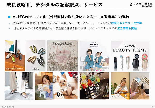 アダストリア  自社EC「.st（ドットエスティ）」のオープン化