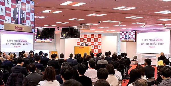 楽天グループの三木谷浩史代表取締役会長兼社長は、1月6日に実施した社員向け年頭挨拶で、2024年の振り返り、「楽天グループはこれからも、あらゆる領域で挑戦し続ける」といった2025年の抱負を語った
