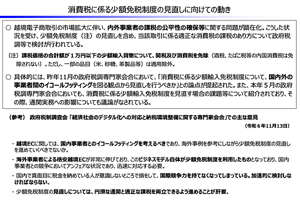 格安越境ECサイトを問題視、「国内事業者との競争でアンフェアな状況」。政府が越境ECの少額輸入貨物の優遇見直しへ