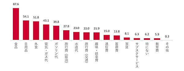 物価高の影響8割が実感。節約術上位は「特売の活用」「代替品の選択」「ポイ活」