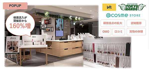 ポップアップショップの様子