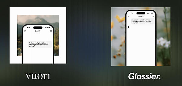 「ChatGPT」上での買い物の様子