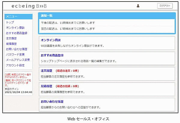 ecbeingは、高機能なBtoB-ECサイトを最短1か月、低コストで導入できるBtoBプラットフォーム「FIRMART（フィルマート）」をリリース