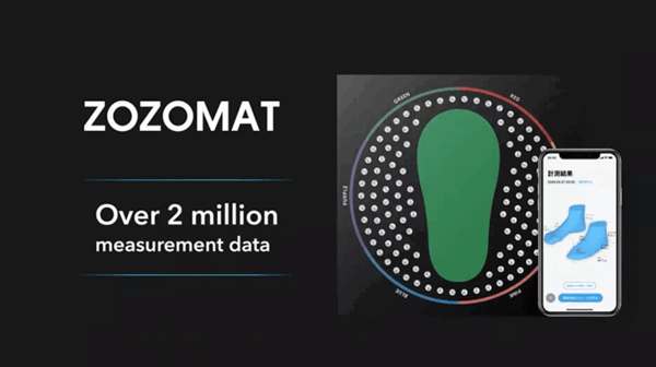 ZOZONEXT DX アパレル ファッションEC 計測技術 ZOZOMAT 足の3D計測用マット