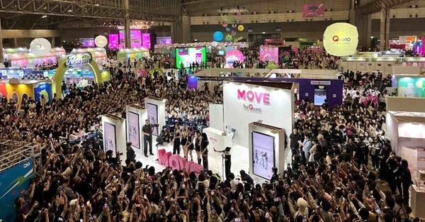 「MOVE」のブースを出展したK-POPイベント「KCON JAPAN 2023」​​​​​