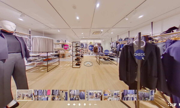 青山商事はECサイト「ザ・スーツカンパニー」公式オンラインショップ内にバーチャルショップをオープン